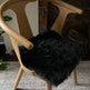 Shorn Black Icelandic Sheepskin Chair Pad 