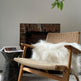 Rectangular White Icelandic Sheepskin Pillow Cover EX-STOCK Canada 