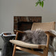 Rectangular Taupe Icelandic Sheepskin Pillow Cover EX-STOCK Canada 