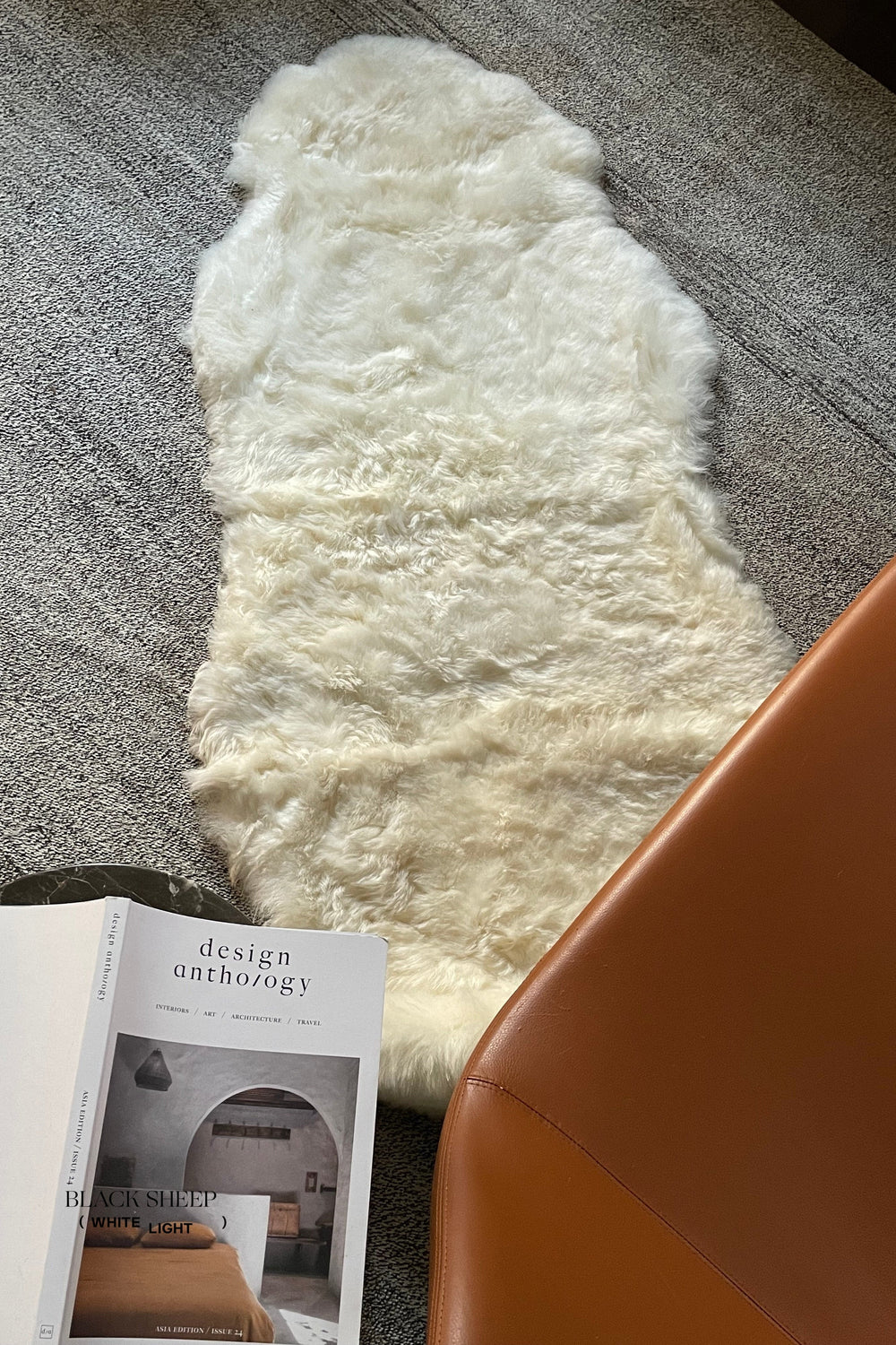 Shorn White Double Icelandic Sheepskin 