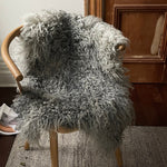 Grey Long Wool Gotland Sheepskin 