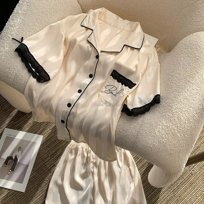 Ice Silk Pajamas For Women In Summer - EX-STOCK Canada