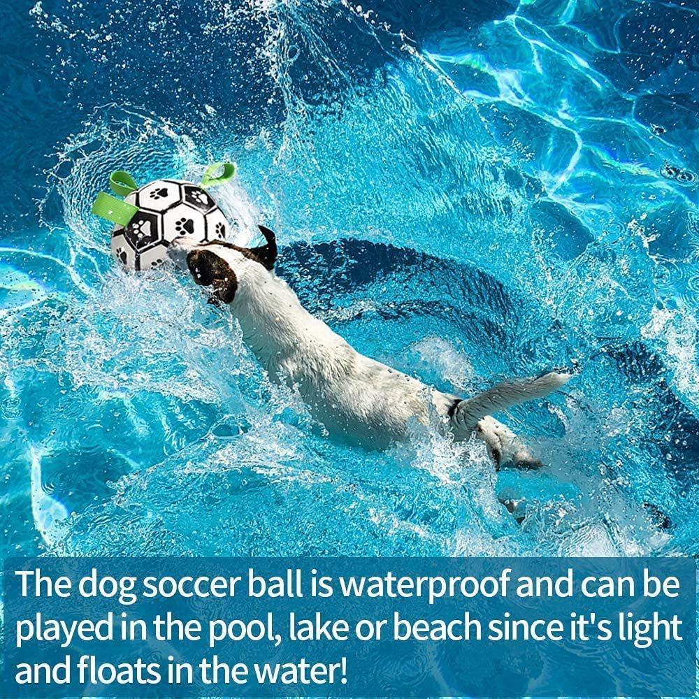 Jouet de football interactif pour chiens, ballon de soccer gonflable, jouet d'entraînement pour chiens, extérieur, balles pour Border Collie et grands chiens, fournitures pour animaux de compagnieEX-STOCK Canada 