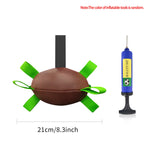 Interactive Dog Football Toy Soccer Ball Inflated Training Toy For Dogs Outdoor Border Collie Balls For Large Dogs Pet Supplies EX-STOCK Canada 
