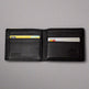 JBG International Men's Card Flip Up Bifold Leather RFID Wallet EX-STOCK Canada 