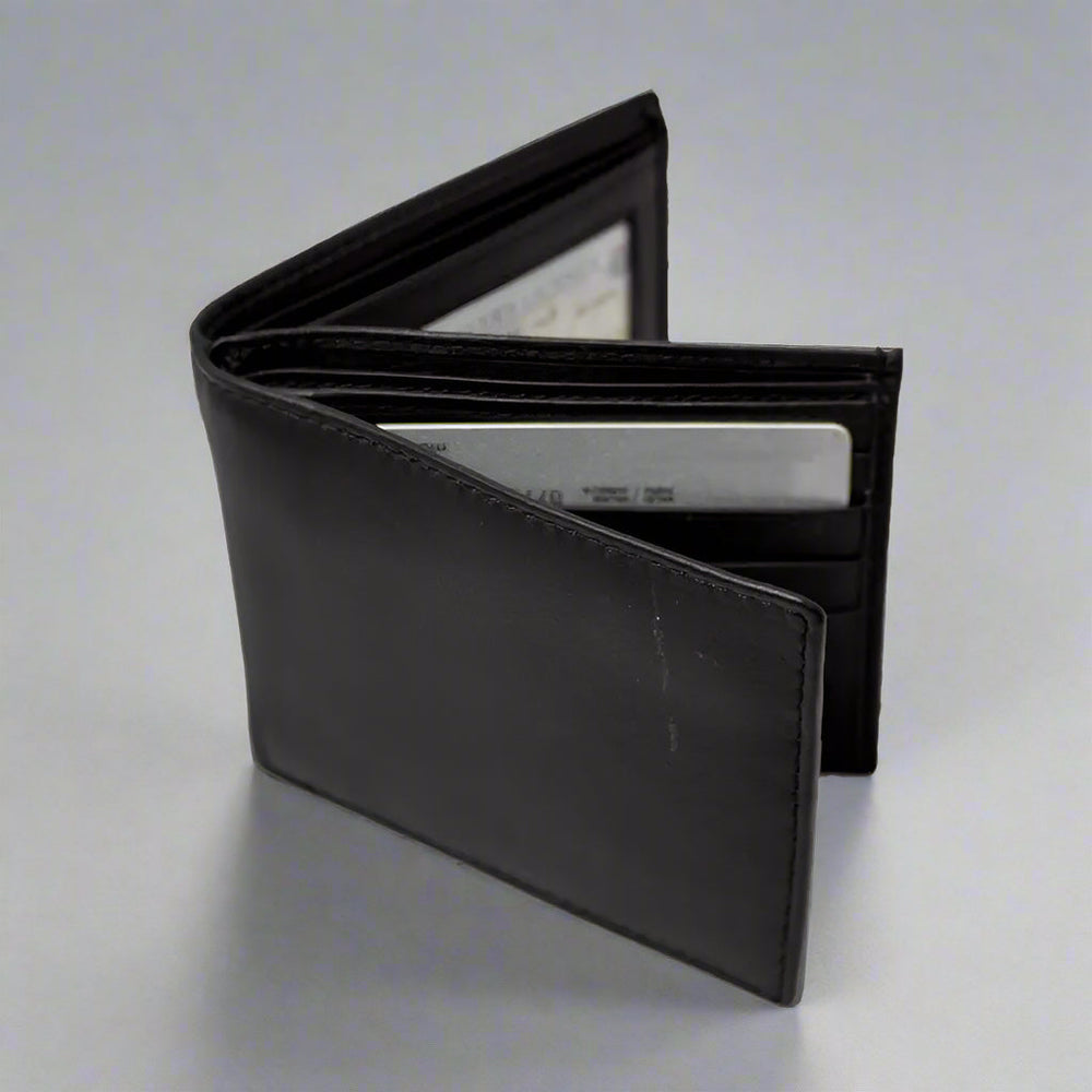 JBG International Men's Center Wing Bifold Leather RFID Wallet EX-STOCK Canada 