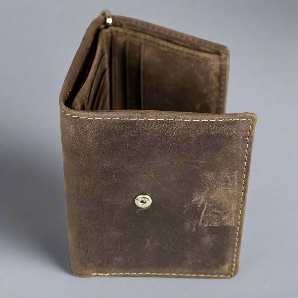 محفظة جلدية رجالية بسلسلة من جاي بي جي إنترناشونال مع حماية RFIDEX-STOCK Canada 