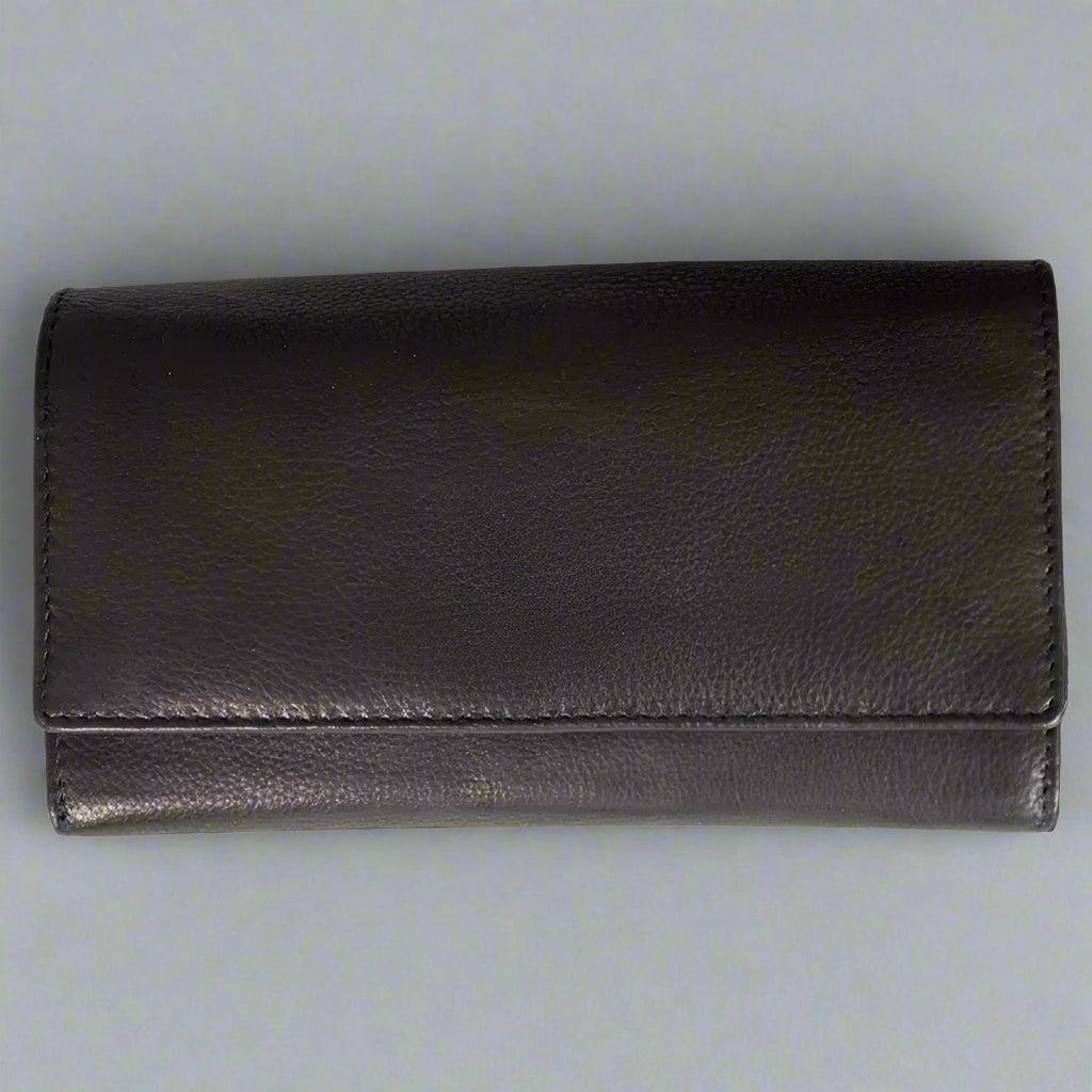 JBG International Women's Trifold RFID Leather Wallet EX-STOCK Canada 