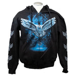 J&L Imports Men's Owl  Zip-Up Hoodie EX-STOCK Canada 
