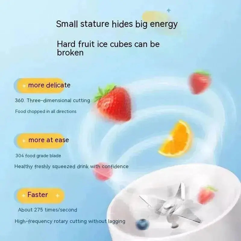 Juice Blender Household Vegetables And Fruits Smoothie Multi-functional Household Charging - EX-STOCK Canada