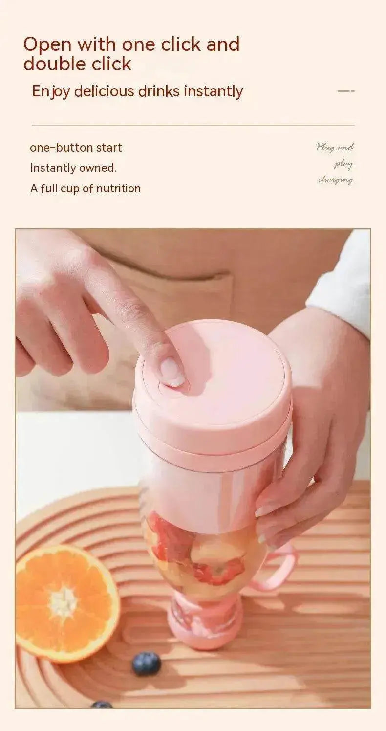 Juice Blender Household Vegetables And Fruits Smoothie Multi-functional Household Charging - EX-STOCK Canada