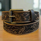 Keldon Grain Leather Men's Eagle Embossed Removable Buckle Belt EX-STOCK Canada 