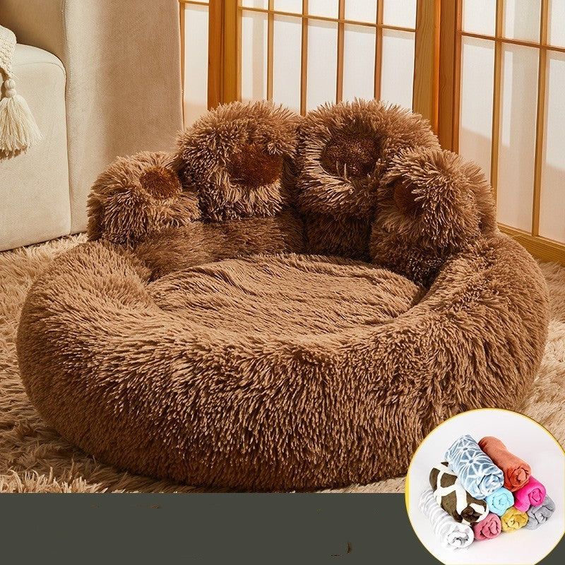 Kennel Warm Medium Large Dog Corgi Golden Retriever Bed Fleece-lined Sofa Mattress EX-STOCK Canada 