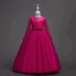 Kids Long Flower Girl Dress Dress - EX-STOCK Canada