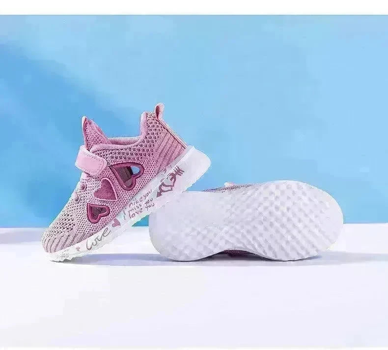 Kids Mesh Sneakers Cute Cartoon Sport Shoes - EX-STOCK CANADA