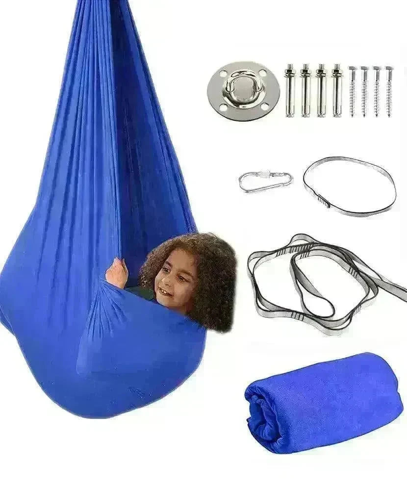 Kids' Therapy Swing: Hardware Incl. Sensory Cuddle Hammock - Autism Support - EX-STOCK CANADA