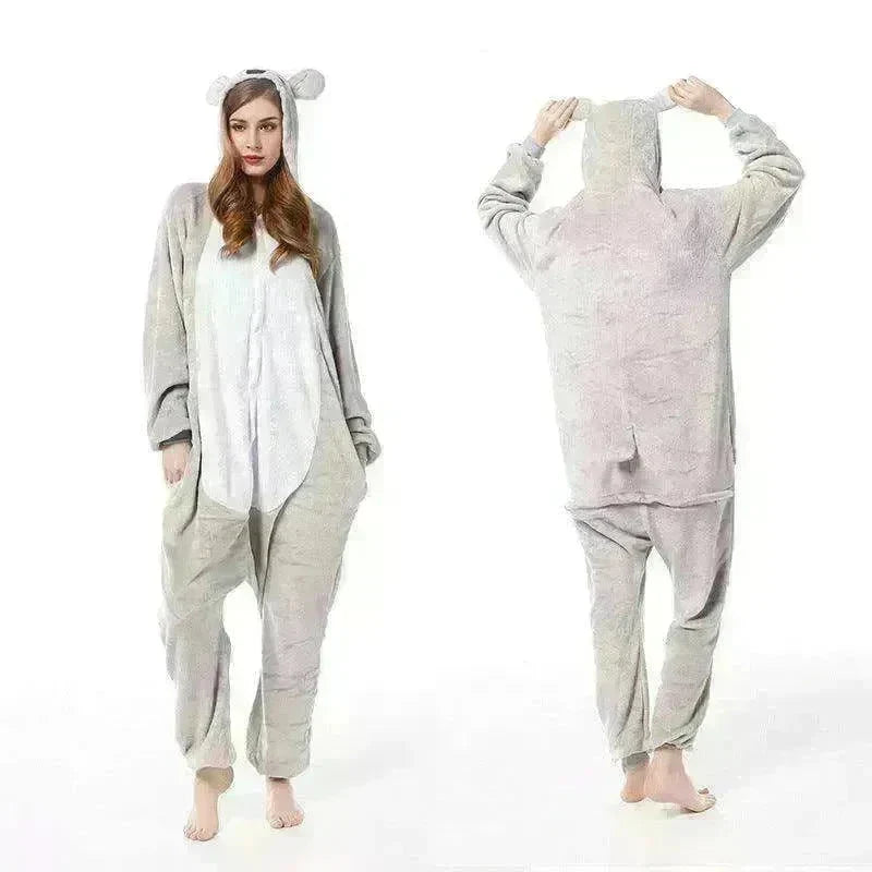 Koala cartoon animal Flannel Pajamas - EX-STOCK CANADA