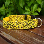 LED Dog Collar Safety Adjustable Nylon Leopard Pet Collar EX-STOCK Canada 
