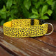 LED Dog Collar Safety Adjustable Nylon Leopard Pet Collar EX-STOCK Canada 