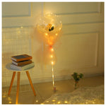 LED Luminous Balloon Rose Bouquet Transparent Bobo Ball Rose EX-STOCK Canada 