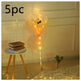 LED Luminous Balloon Rose Bouquet Transparent Bobo Ball Rose EX-STOCK Canada 