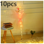 LED Luminous Balloon Rose Bouquet Transparent Bobo Ball Rose EX-STOCK Canada 