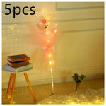 LED Luminous Balloon Rose Bouquet Transparent Bobo Ball Rose EX-STOCK Canada 