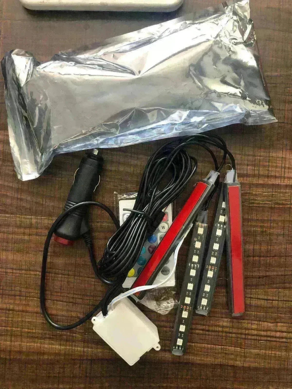 Car Interior Lights Neon Atmosphere RGB LED Strip Bar Car Decor Lighting Lamp US - EX-STOCK CANADA