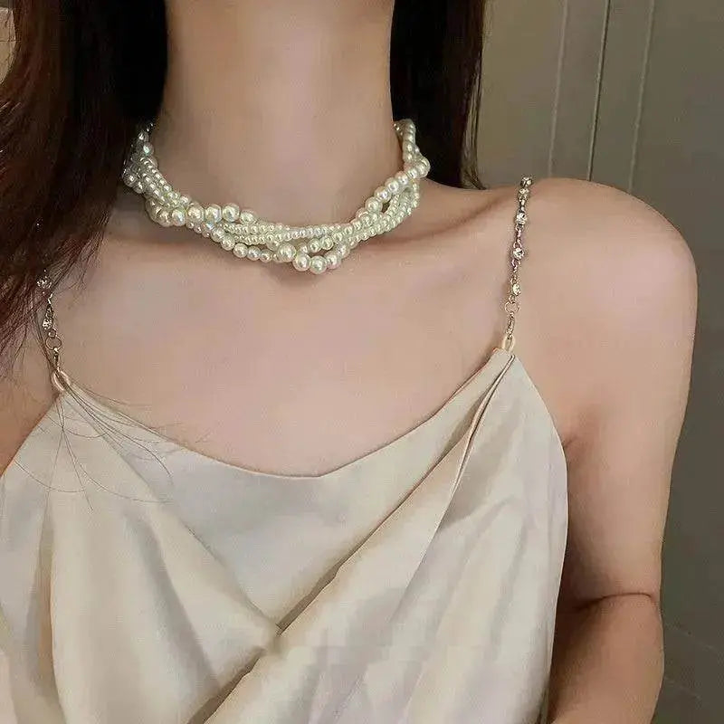 Ladies Fashion Multilayer Collarbone Necklace - EX-STOCK Canada