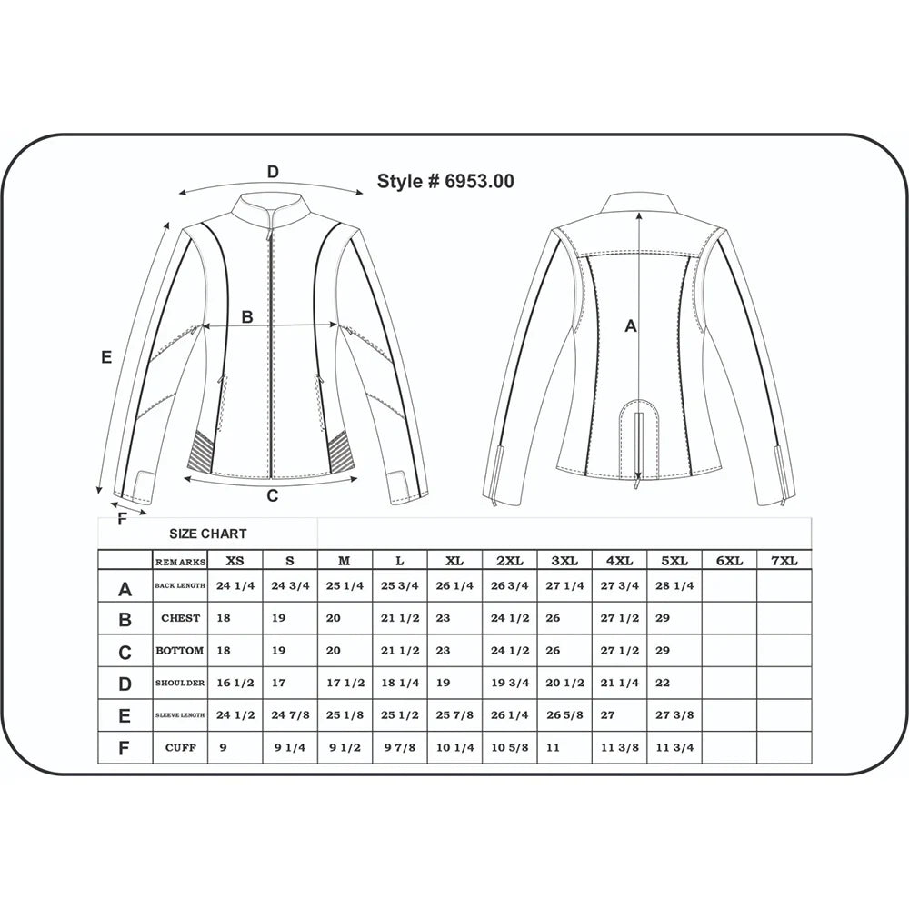 Unik Damen-Hoodie Motorradjacke 