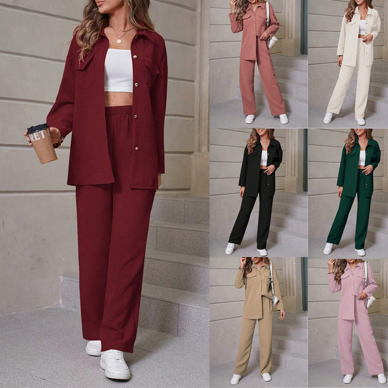 Lapel Cardigan Casual Suit Women EX-STOCK Canada 