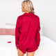 Lapel Long Sleeve Shorts Pajamas For Women - EX-STOCK Canada