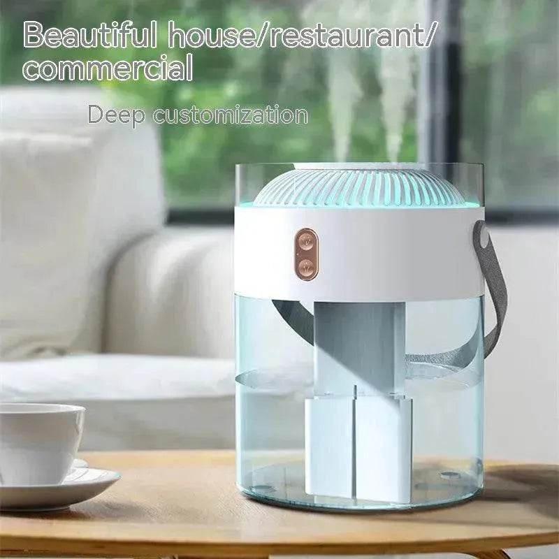 Humidificateur à double pulvérisation grande capacité 26L Lumière d'ambiance Commercial Portable Remplacement d'eau - EX-STOCK Canada