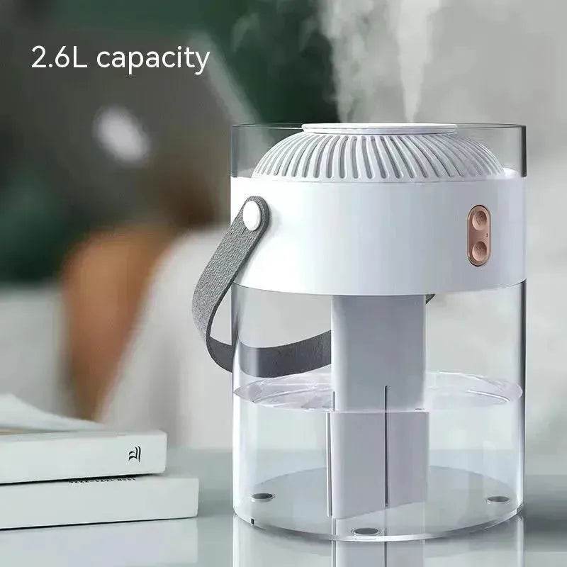 Humidificateur à double pulvérisation grande capacité 26L Lumière d'ambiance Commercial Portable Remplacement d'eau - EX-STOCK Canada