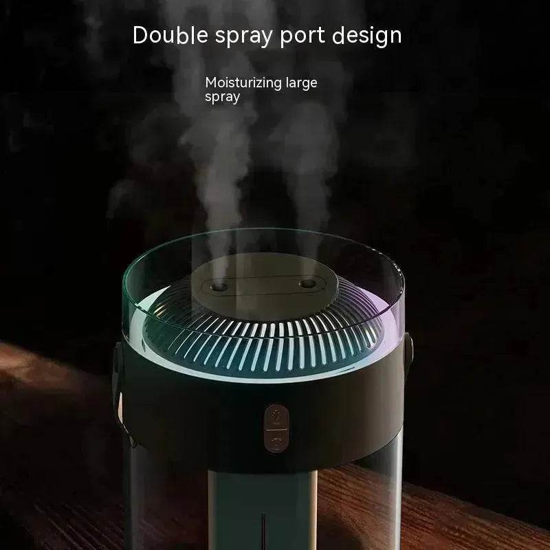 Humidificateur à double pulvérisation grande capacité 26L Lumière d'ambiance Commercial Portable Remplacement d'eau - EX-STOCK Canada