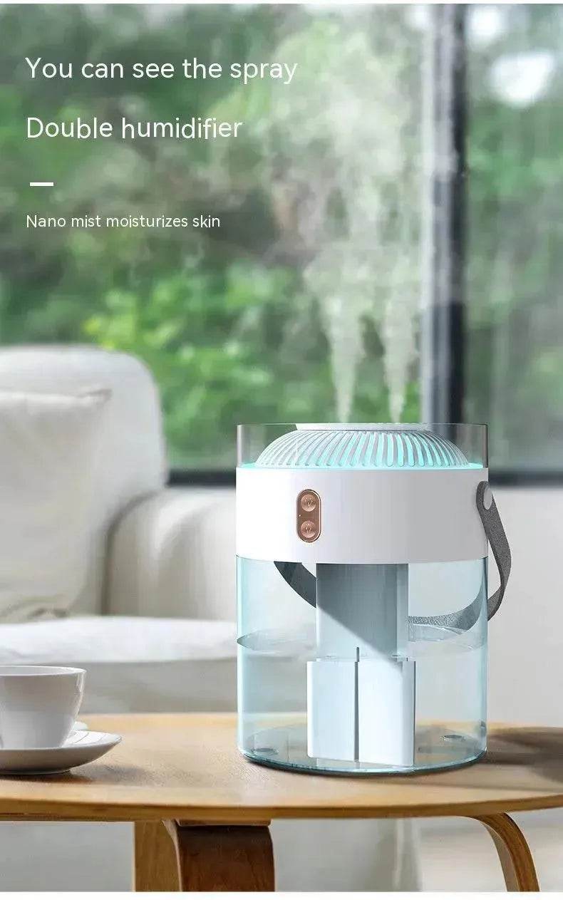 Humidificateur à double pulvérisation grande capacité 26L Lumière d'ambiance Commercial Portable Remplacement d'eau - EX-STOCK Canada