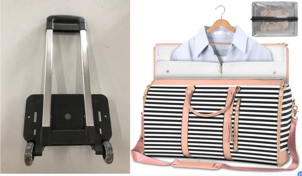 Large Capacity Trolley Travel Bag, Portable Folding Fitness Bag EX-STOCK Canada 