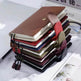 Cuaderno de Cuero Patrón de Lichi Capa Superior de Piel de Vaca Diario de Hojas Sueltas A6 - EX-STOCK Canada