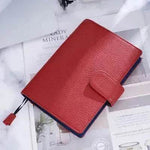 Cuaderno de Cuero Patrón de Lichi Capa Superior de Piel de Vaca Diario de Hojas Sueltas A6 - EX-STOCK Canada