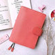 Cuaderno de Cuero Patrón de Lichi Capa Superior de Piel de Vaca Diario de Hojas Sueltas A6 - EX-STOCK Canada