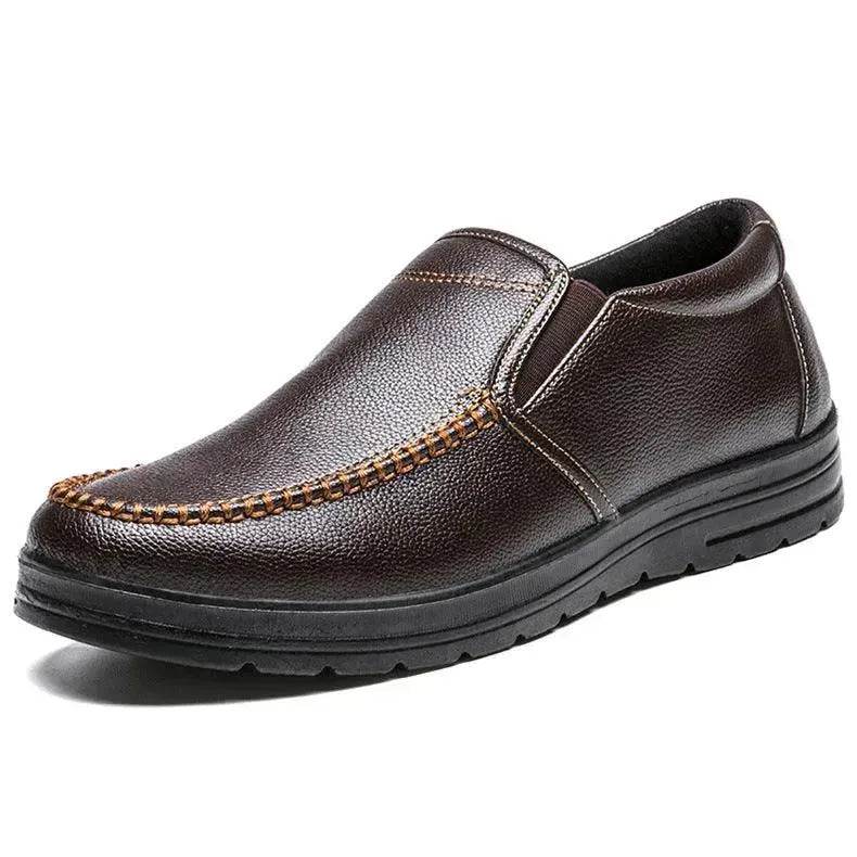 Leather Shoes Men's British Leather Shoes Casual Shoes - EX-STOCK Canada