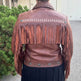 Leather Western Jacket with Fringe EX-STOCK Canada 
