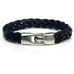 Leather alloy vintage hand-woven bracelet - EX-STOCK CANADA