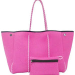 Leopard Print Printed Black Portable Beach Bag Leisure Travel - EX-STOCK Canada