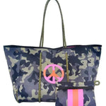 Leopard Print Printed Black Portable Beach Bag Leisure Travel - EX-STOCK Canada