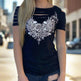 Liberty Wear Women's Devilish Rose T-Shirt EX-STOCK Canada 