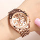 Luxury rose gold women casual watch EX-STOCK Canada 