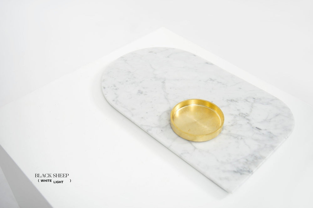 Serviertablett aus Bianco Carrara MarmorEX-STOCK Canada 