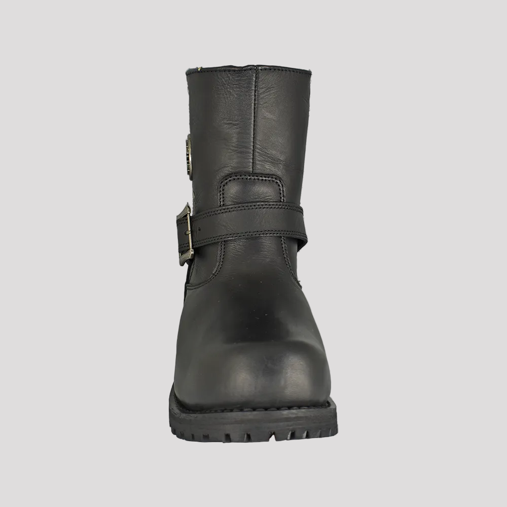 Milwaukee Leather Men's Wide 6" Side Zip Motorcycle Boots 