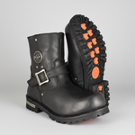Milwaukee Leather Men's Wide 6" Side Zip Motorcycle Boots 